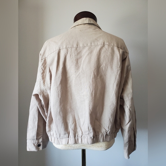 ANTHROPOLOGIE HEI HEI beige camo jacket  size large. NEW WITH TAGS - Picture 6 of 11